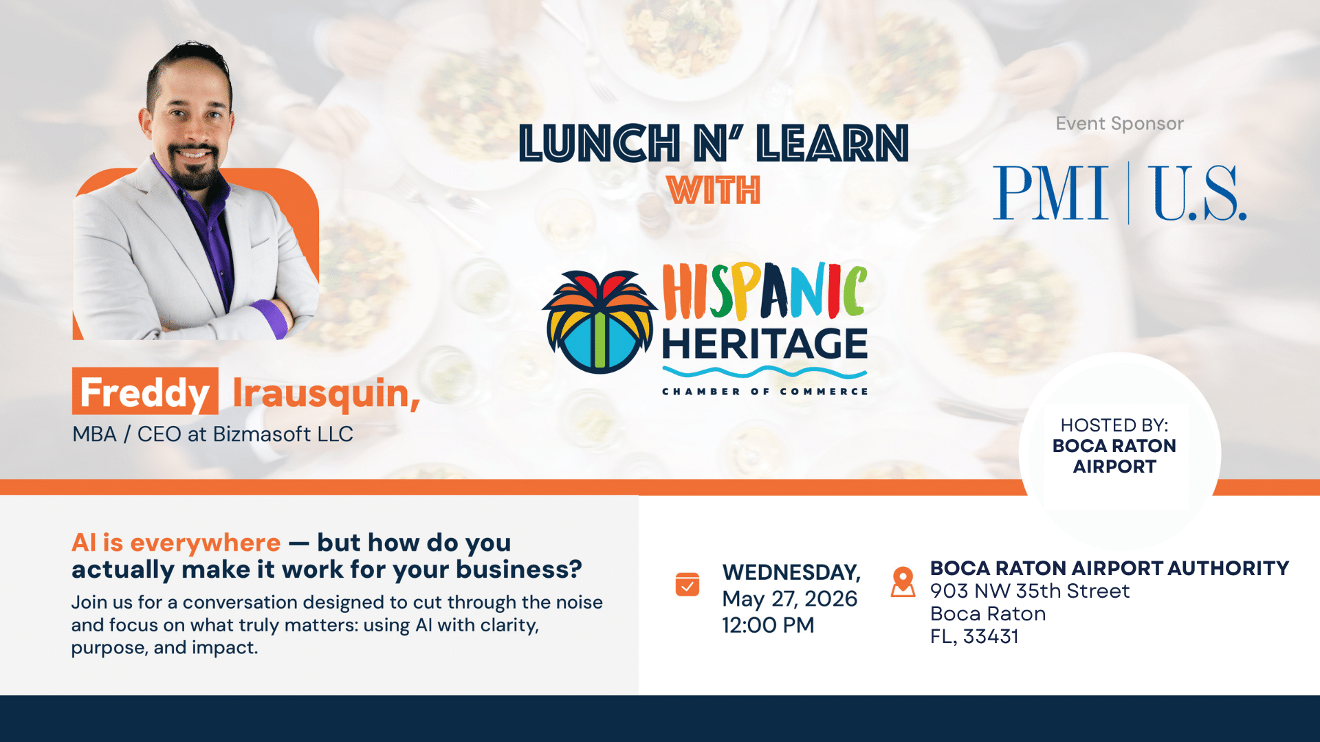 Lunch-n-Learn: “Using AI strategically to drive results for your business.”