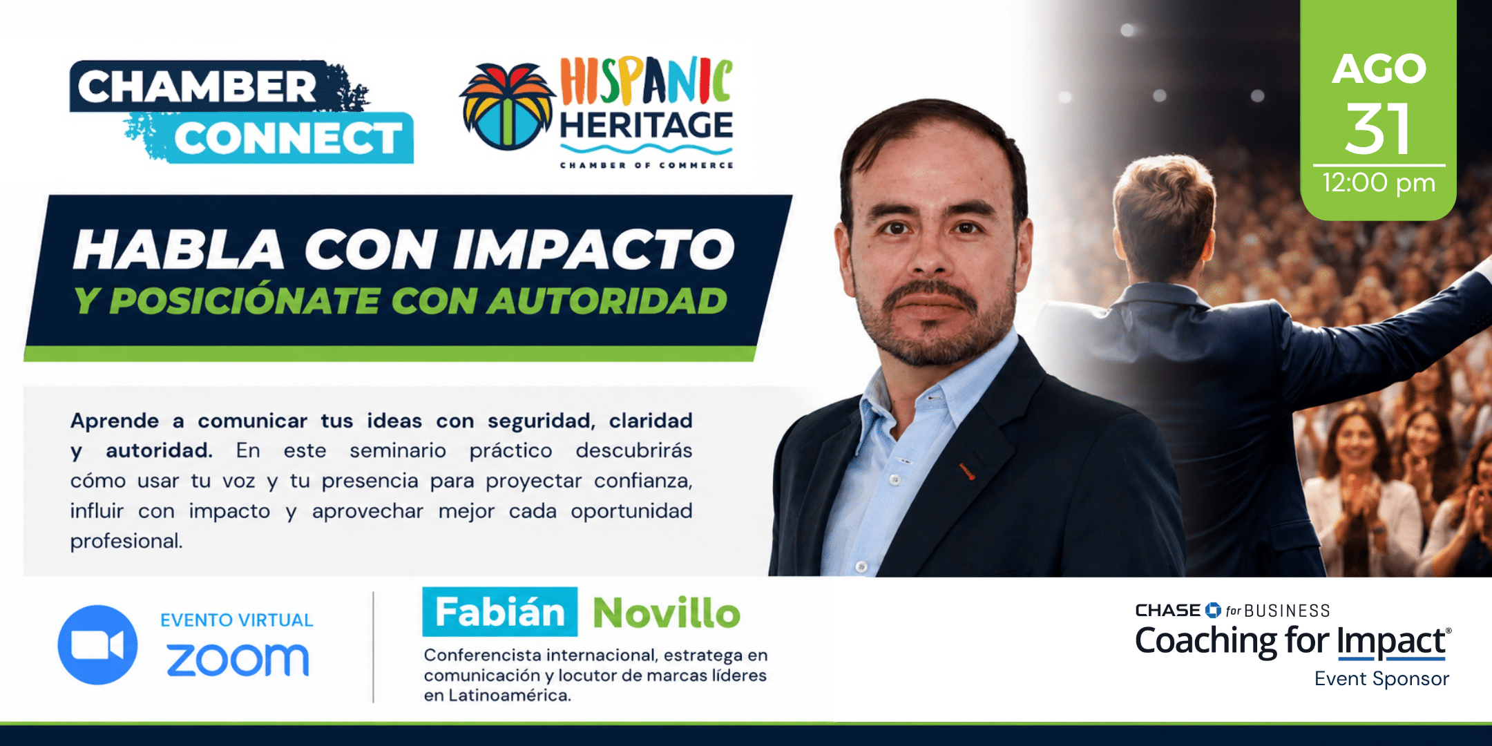 Chamber Connect: Habla con Impacto y Posiciónate con Autoridad