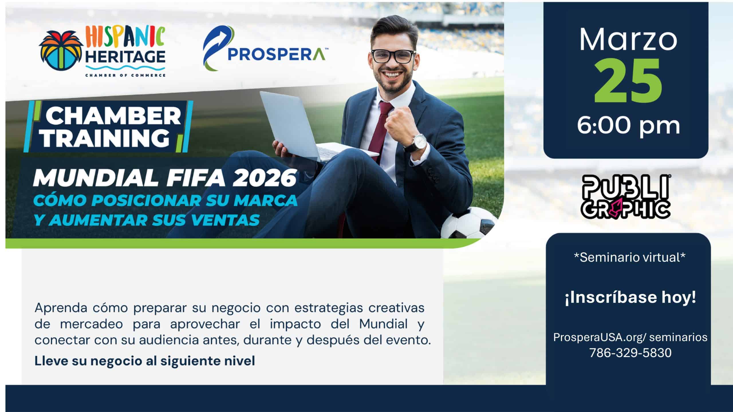 Sesión Virtual “Mundial FIFA 2026: Cómo posicionar su marca y aumentar sus ventas”