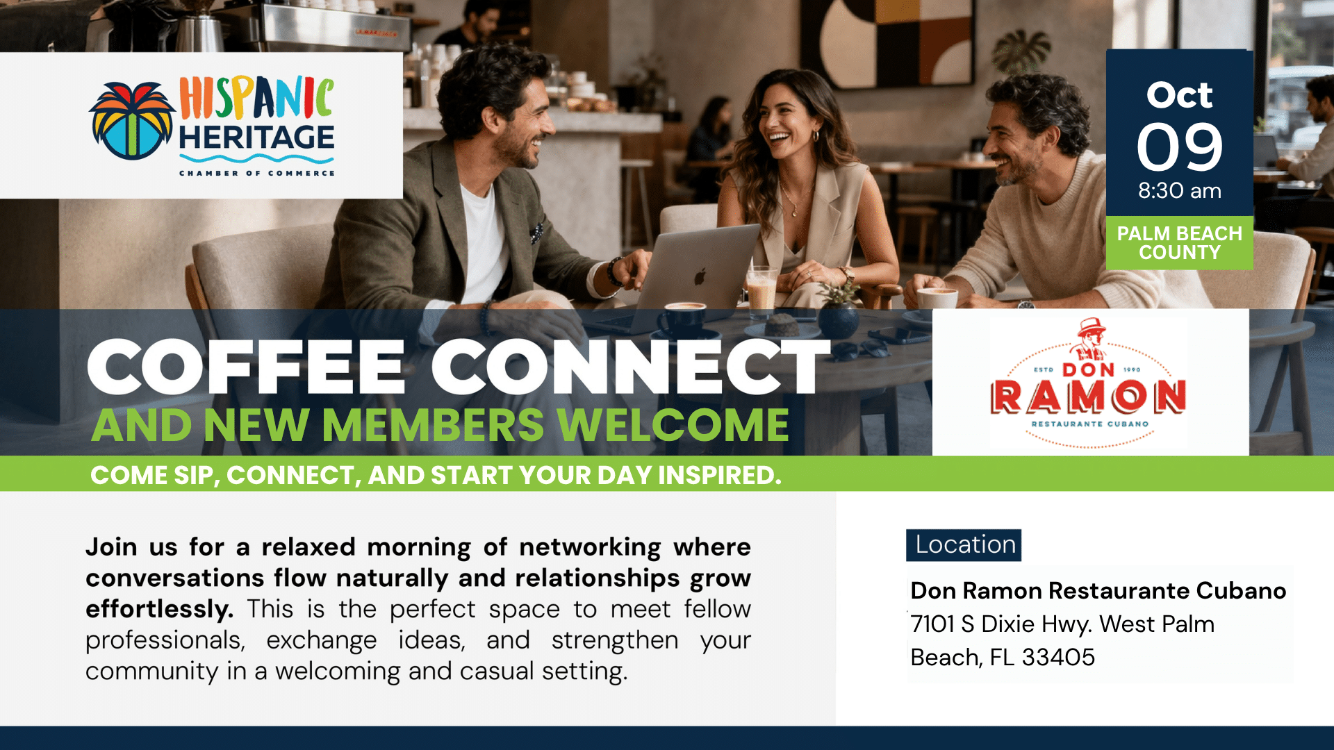 Coffee Connect & New Members Welcome - Palm Beach County