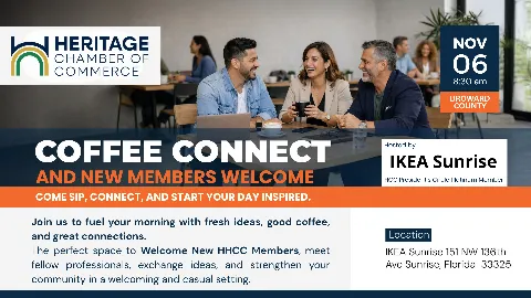 Coffee Connect & New Members Welcome - Broward County
